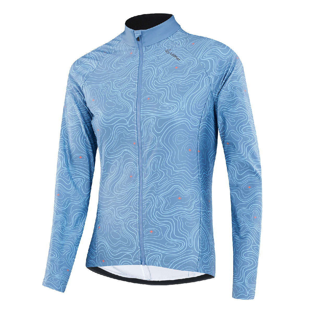 Löffler Hotbond RF Fietsshirt Lange Mouwen Blauw Dames