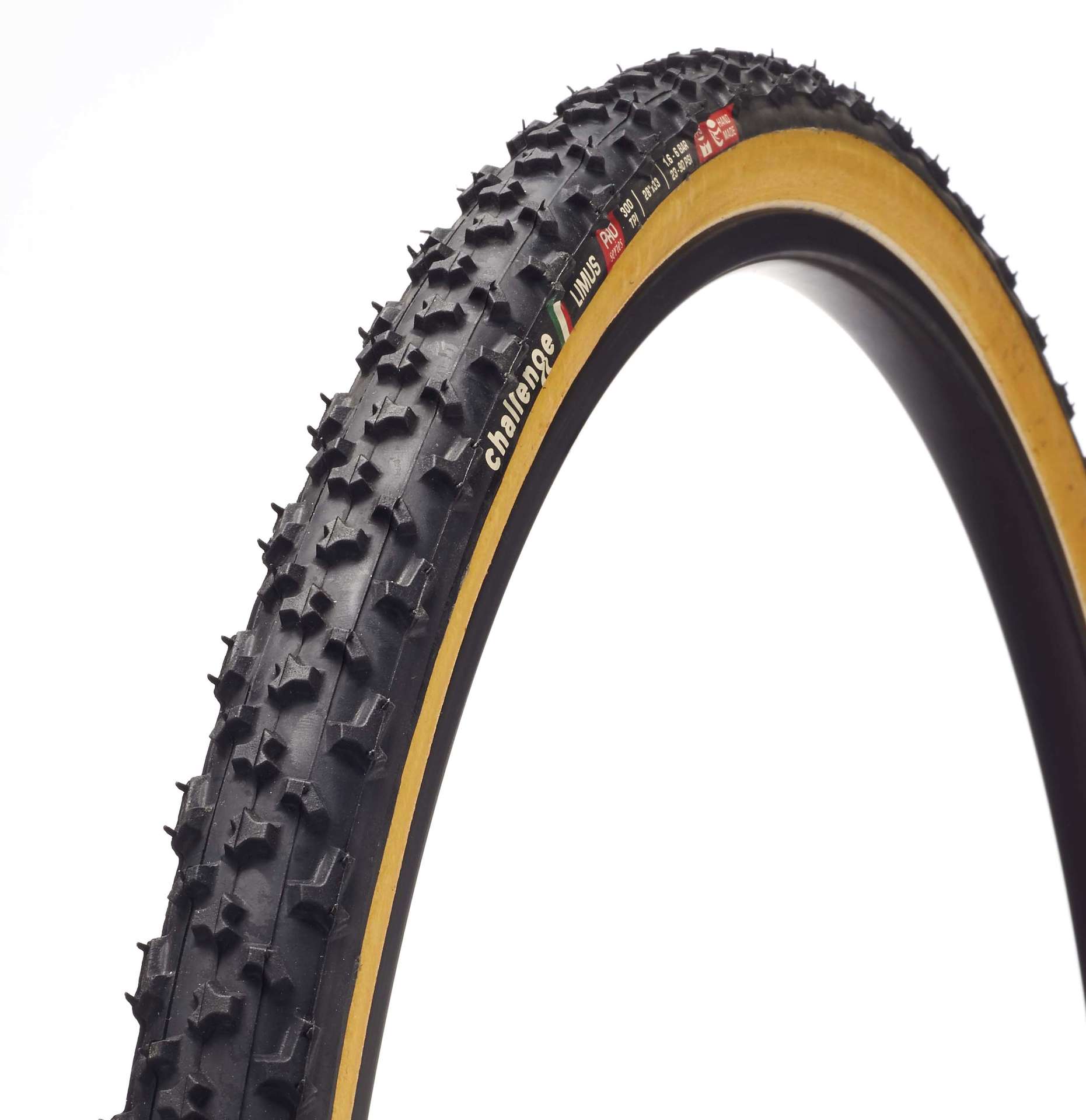 Challenge Limus Open 33 Zwart/Bruin Cyclocross Vouwband 700X33C