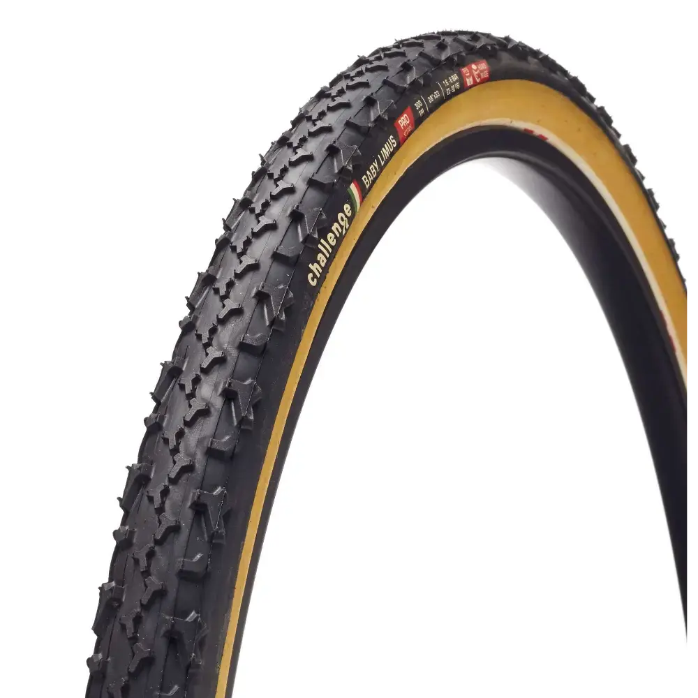 Challenge Baby Limus Cyclocross Open Tubular 700x33C Zwart/Geel