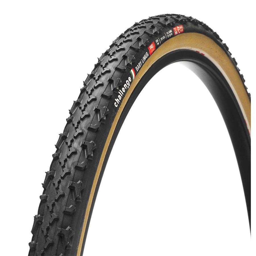 Challenge Baby Limus Pro Cyclocross Tubular Zwart/Bruin