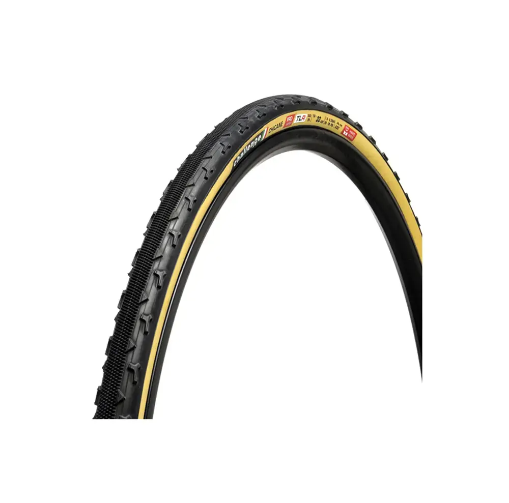 CHALLENGE Cross Chicane Pro TLR Cyclocross Fietsband Zwart/Tan