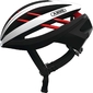 Abus Aventor Race Fietshelm Wit/Rood/Zwart