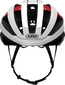 Abus Viantor Race Fietshelm Wit/Rood/Zwart Unisex