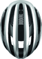 Abus AirBreaker Race Fietshelm Zilver