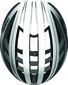 Abus Aventor Race Fietshelm Zilver