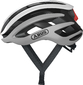 Abus AirBreaker Race Fietshelm Zilver/Wit