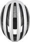 Abus AirBreaker Race Fietshelm Zilver/Wit