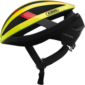 Abus Viantor Race Fietshelm Neon Geel/Zwart