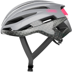Abus StormChaser Race Fietshelm Zigzag Grijs