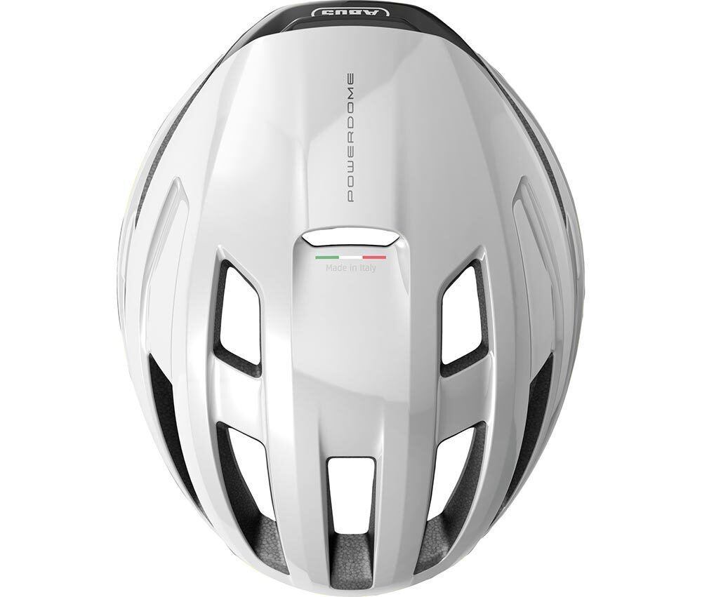 Abus PowerDome MIPS Race Fietshelm Shiny Wit