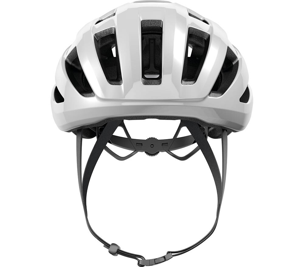 Abus PowerDome Race Fietshelm Shiny Wit