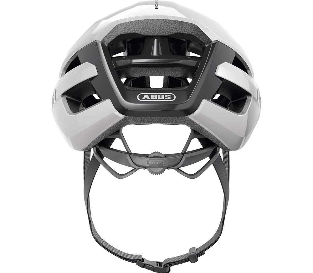 Abus PowerDome Race Fietshelm Shiny Wit