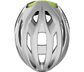 Abus StormChaser Race Fietshelm Zilver/Geel