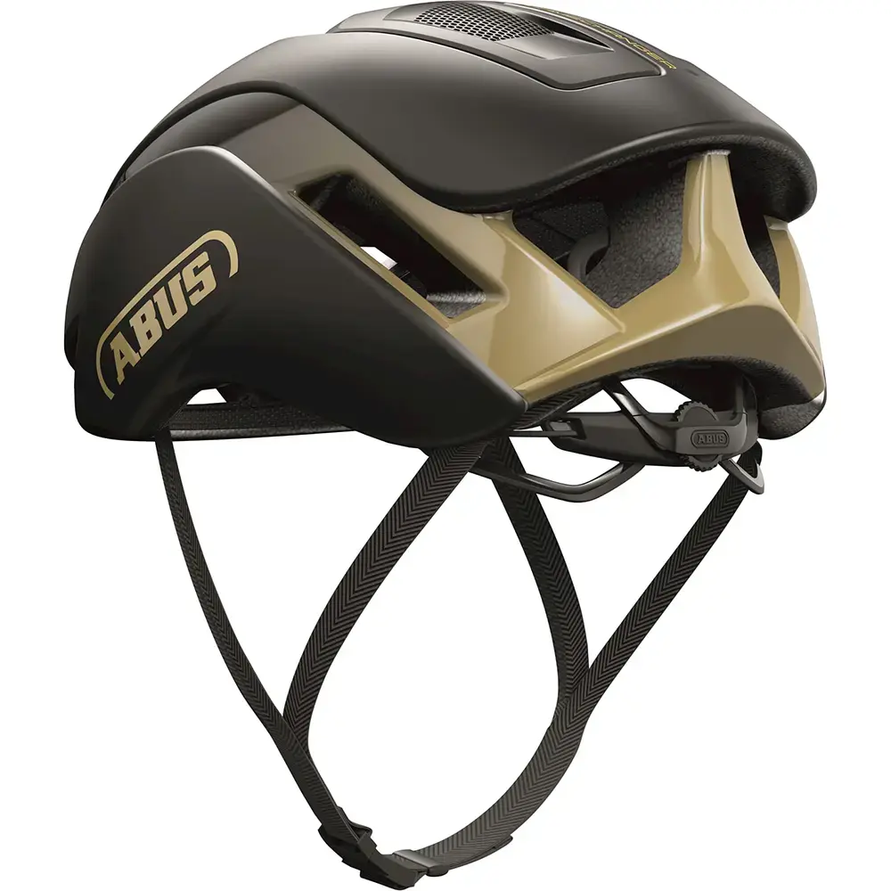 Abus Gamechanger 2.0 Race Fietshelm Zwart/Goud Wit