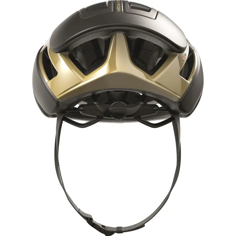 Abus Gamechanger 2.0 Race Fietshelm Zwart/Goud Wit