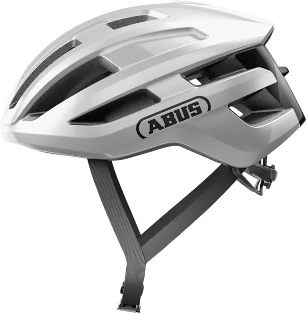 Abus PowerDome Race Fietshelm Gleam Zilver