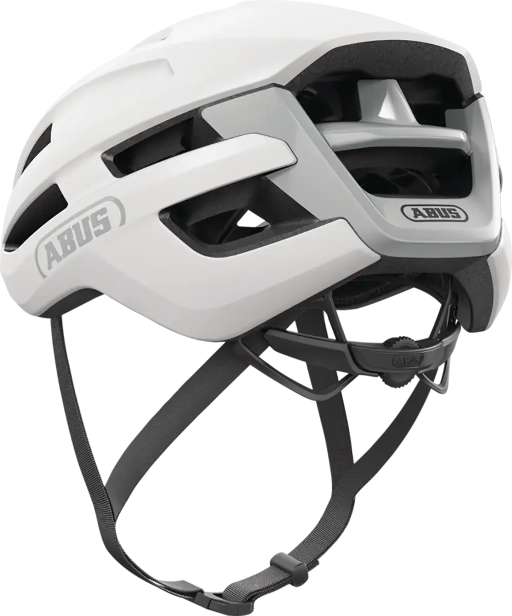 Abus PowerDome Race Fietshelm Polar Wit