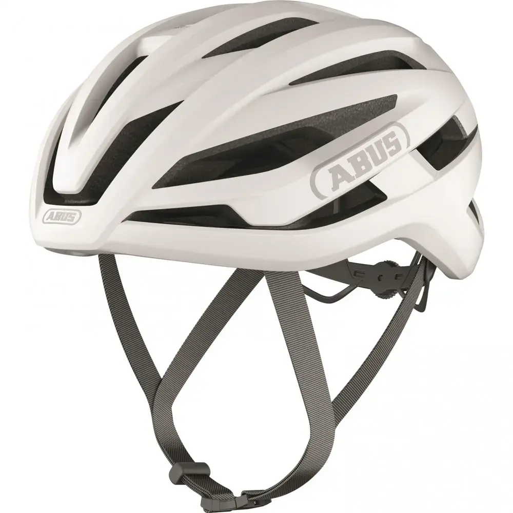 Abus StormChaser Ace Race Fietshelm Polar Wit