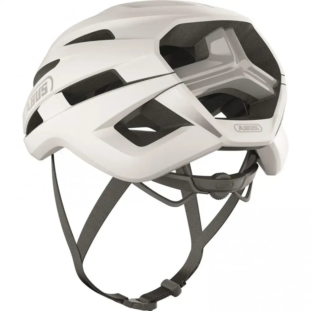 Abus StormChaser Ace Race Fietshelm Polar Wit