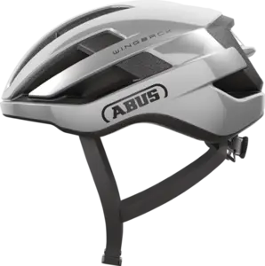 Abus WingBack Race Fietshelm Gleam Zilver