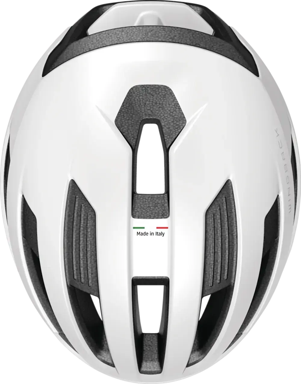 Abus WingBack Race Fietshelm Polar Wit