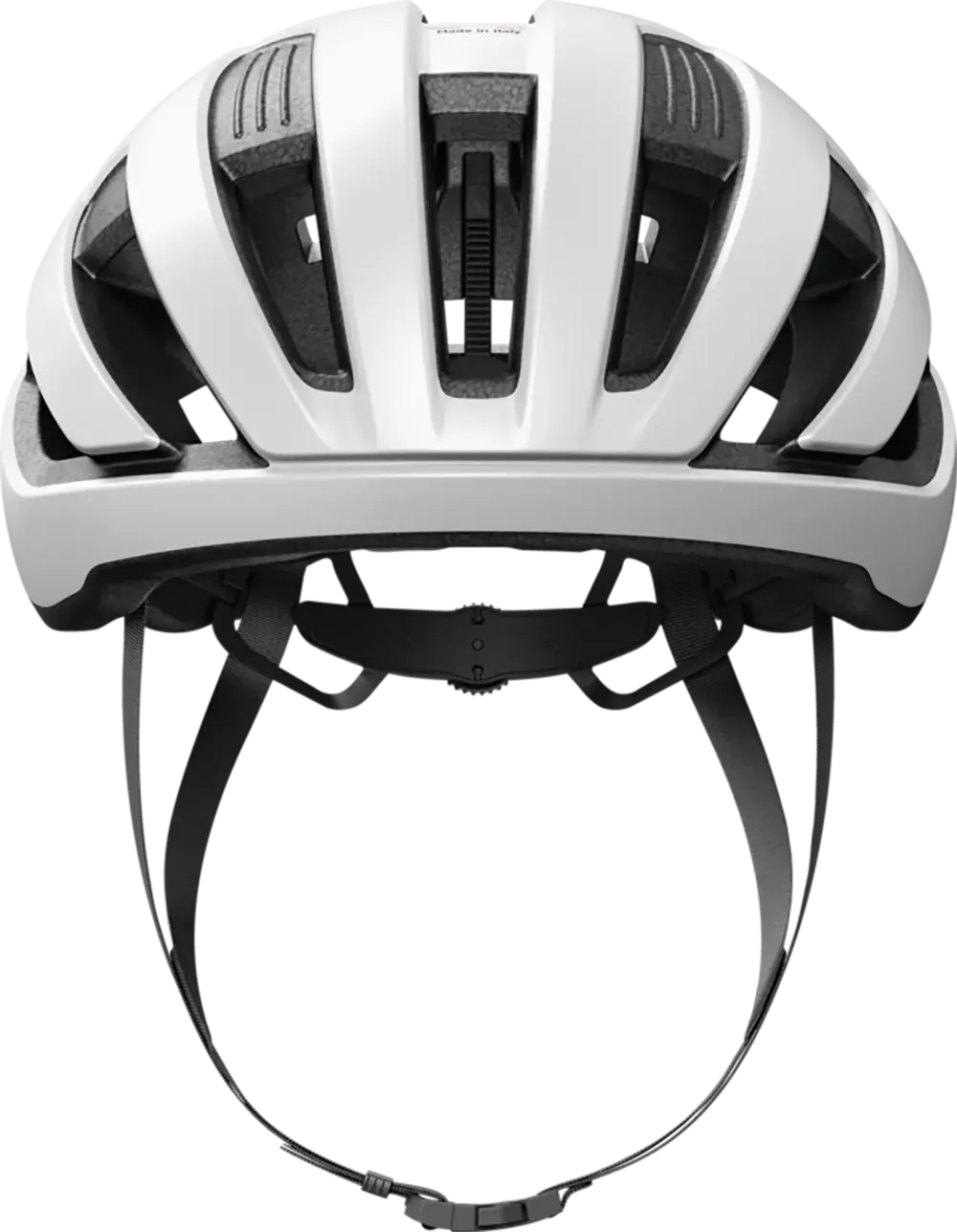 Abus WingBack Race Fietshelm Polar Wit
