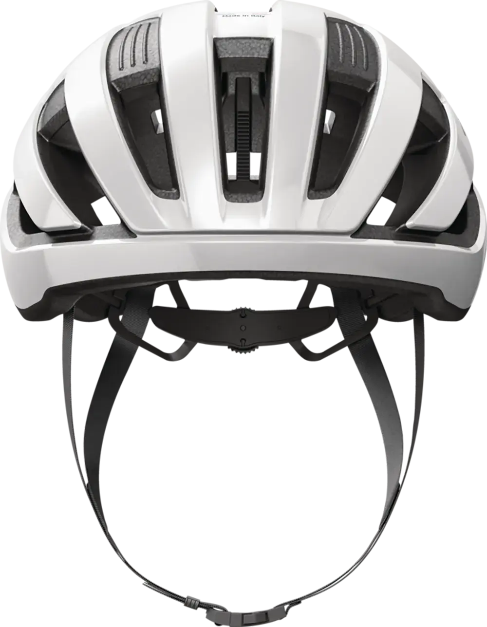 Abus WingBack Race Fietshelm Shiny Wit