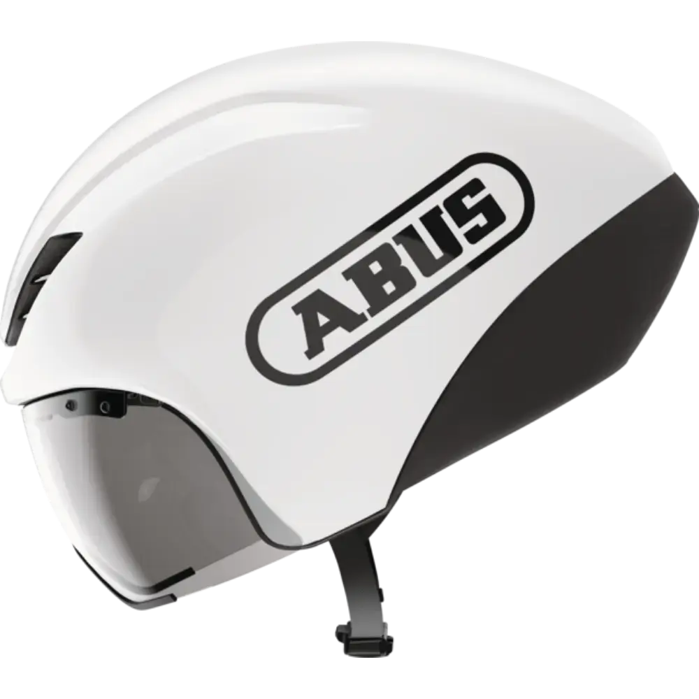 Abus Gamechanger TT 1.1 Aero Fietshelm Shiny Wit