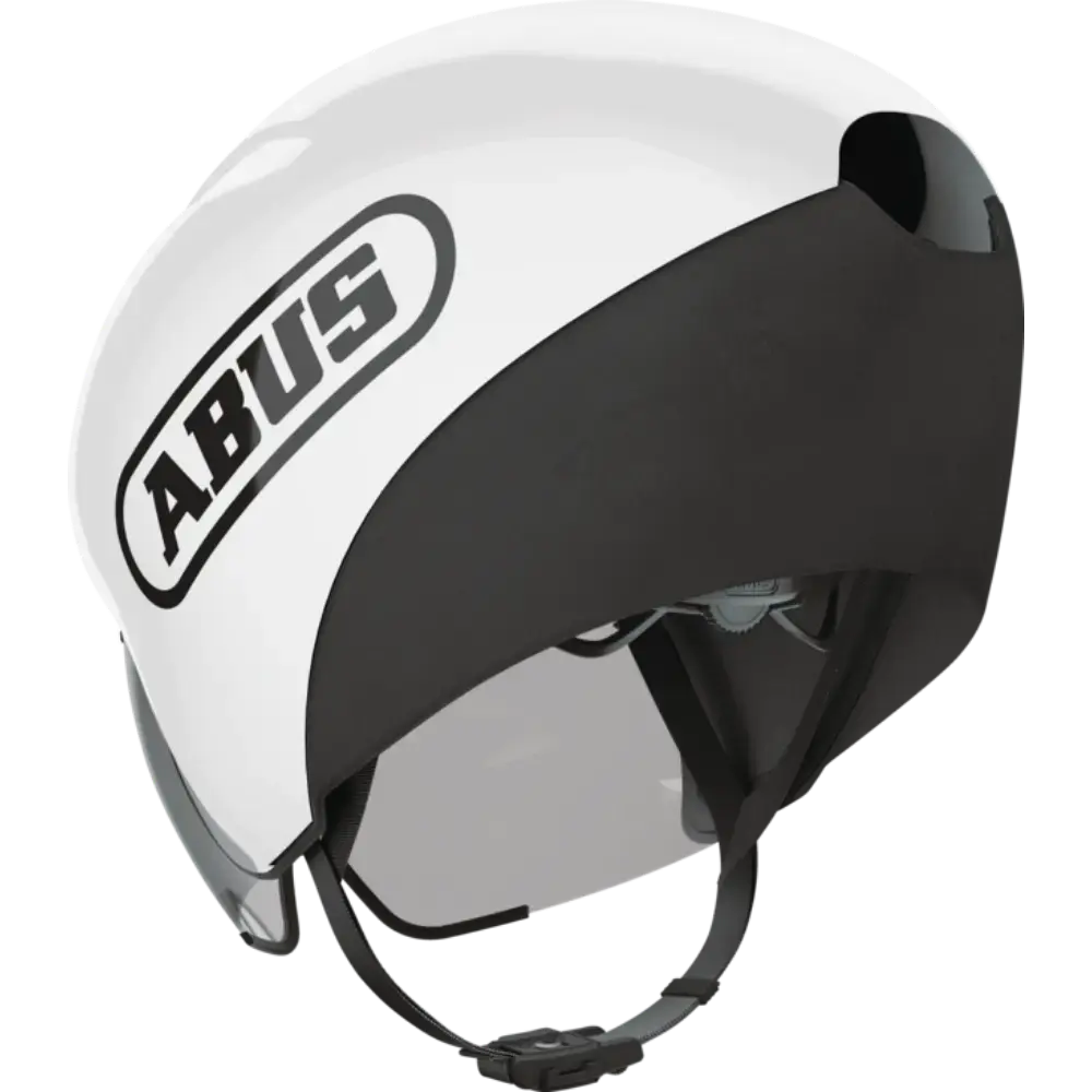Abus Gamechanger TT 1.1 Aero Fietshelm Shiny Wit