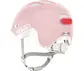 Abus Smiley 3.0 ACE LED Kinder Fietshelm Roze