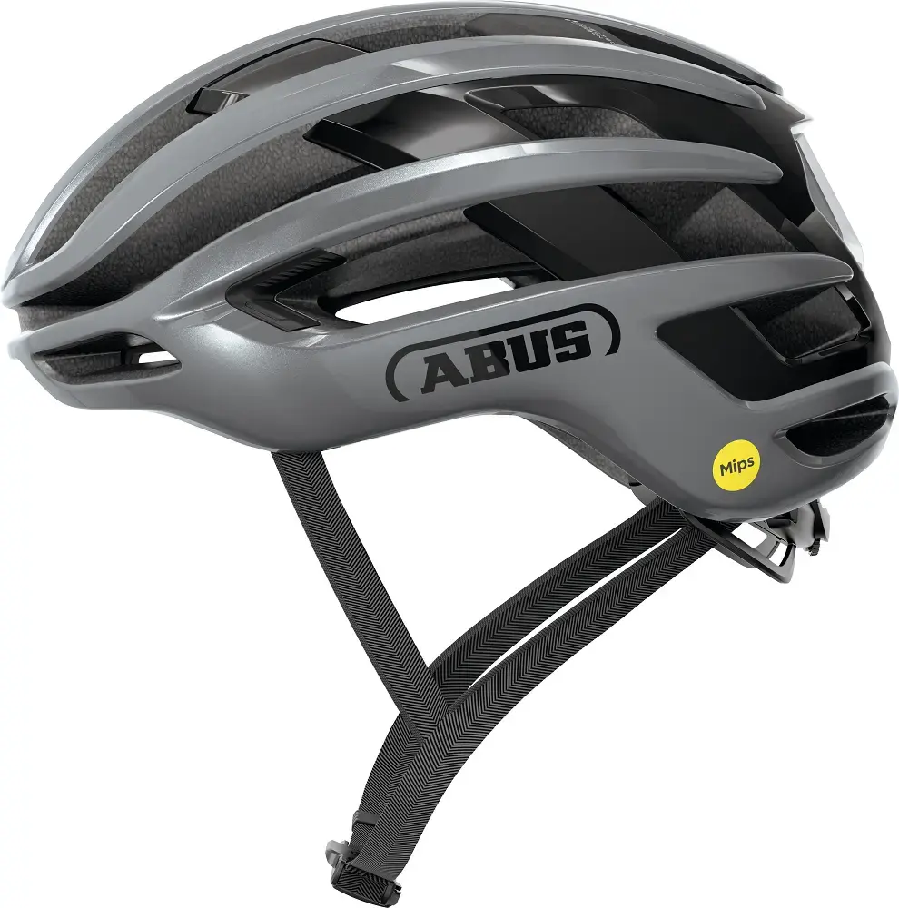 Abus Airbreaker 2.0 MIPS Race Fietshelm Grijs/Zilver