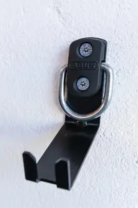 Abus WBA65 B/SB Fietsophangbeugel Wandsteun met Muuranker