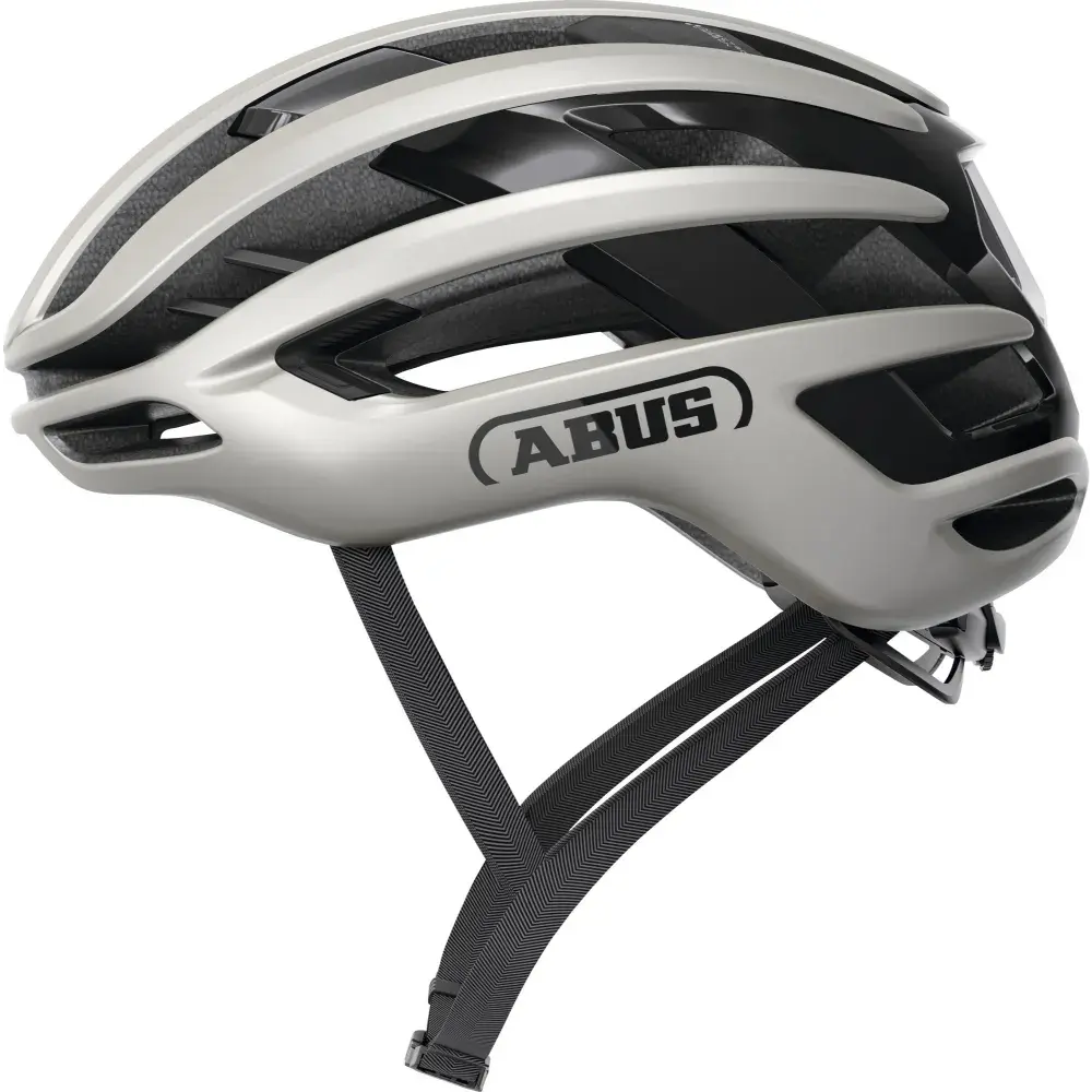 ABUS Airbreaker 2.0 Race Fietshelm Lunar Zilver