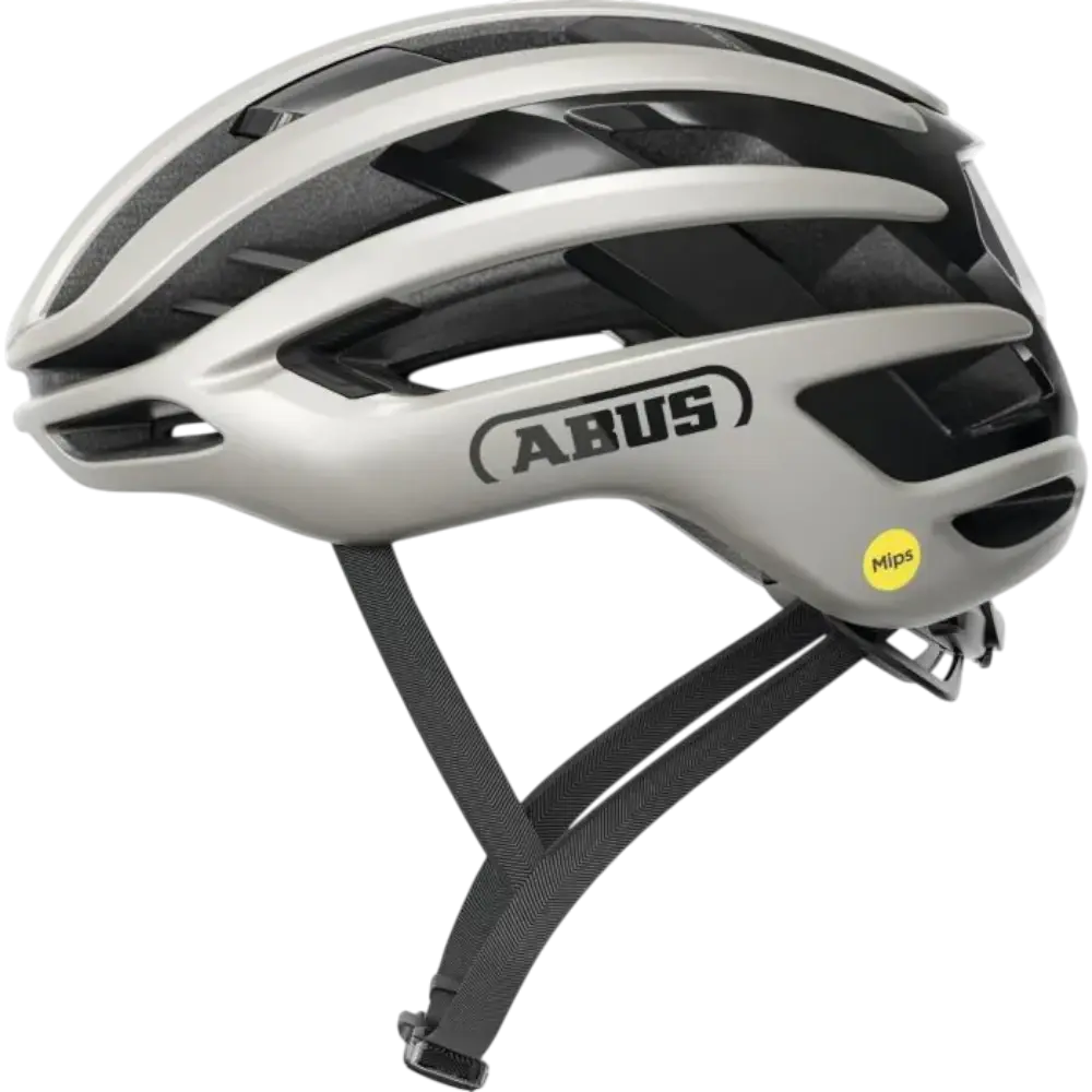 ABUS Airbreaker 2.0 MIPS Race Fietshelm Lunar Zilver