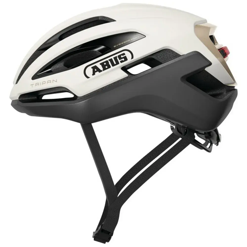 ABUS Taipan LED Gravel Fietshelm Wit/Zwart