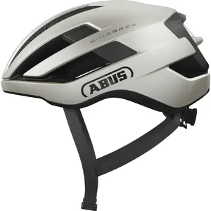 Abus WingBack Race Fietshelm Lunar Zilver