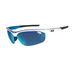 Tifosi Veloce  Sport Zonnebril Wit Clarion Lens Blauw