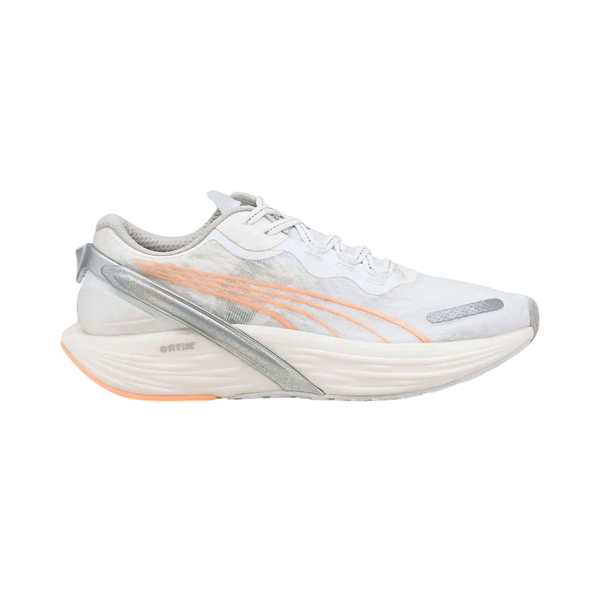PUMA Run XX Nitro Wildwash Hardloopschoenen Wit/Zilver/Roze Dames