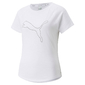 PUMA 5K Logo Hardloopshirt Korte Mouwen Wit Dames