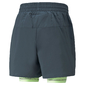 PUMA Run 2in1 5" Hardloopbroek Kort Grijs/Groen Heren