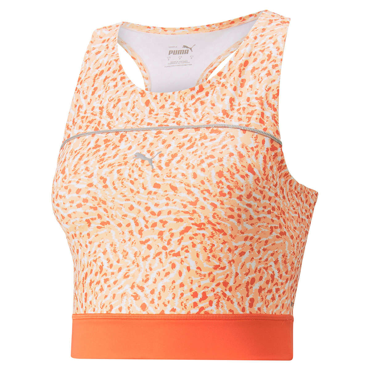 PUMA High Shine Crop Tank Oranje Dames