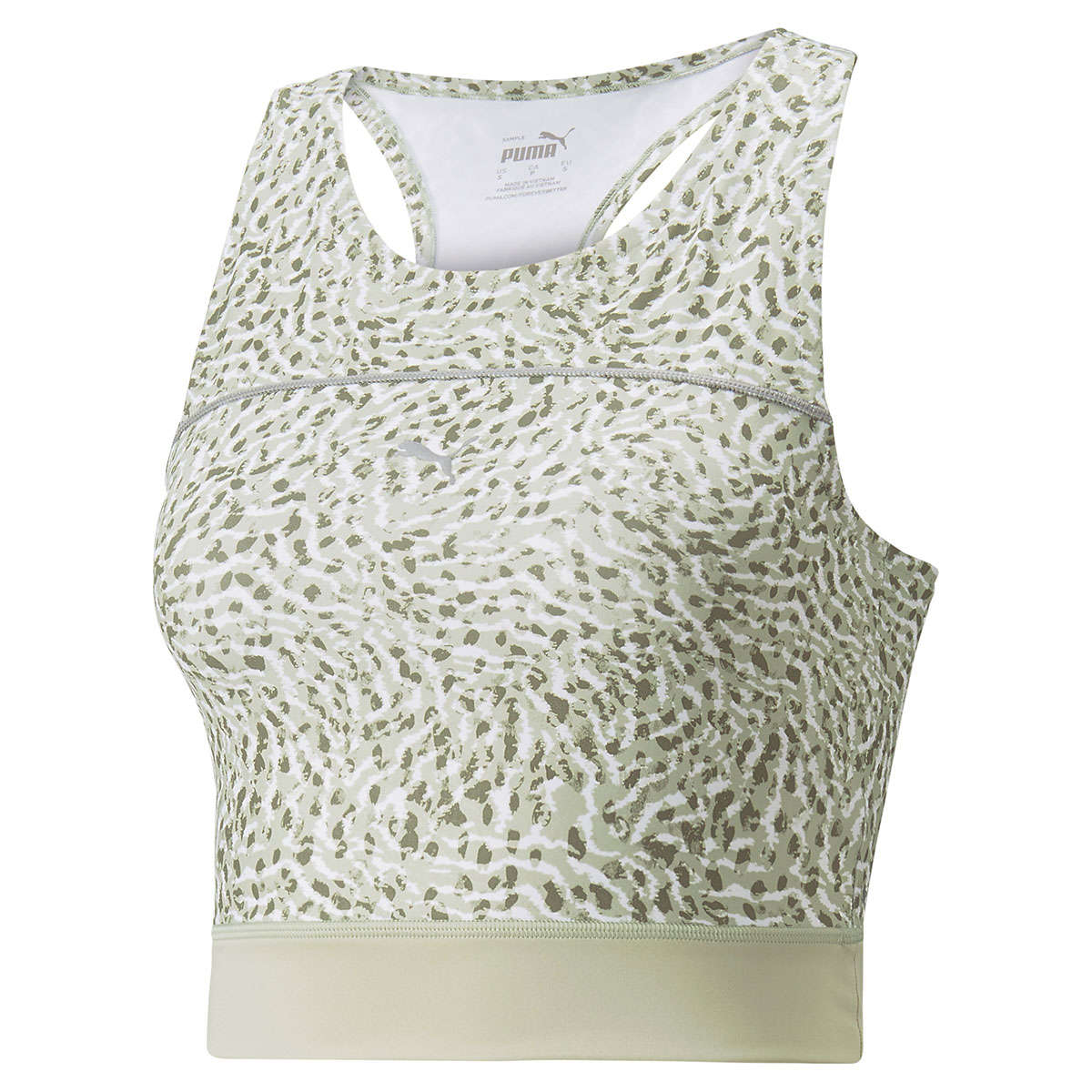 PUMA High Shine Crop Tank Groen Dames
