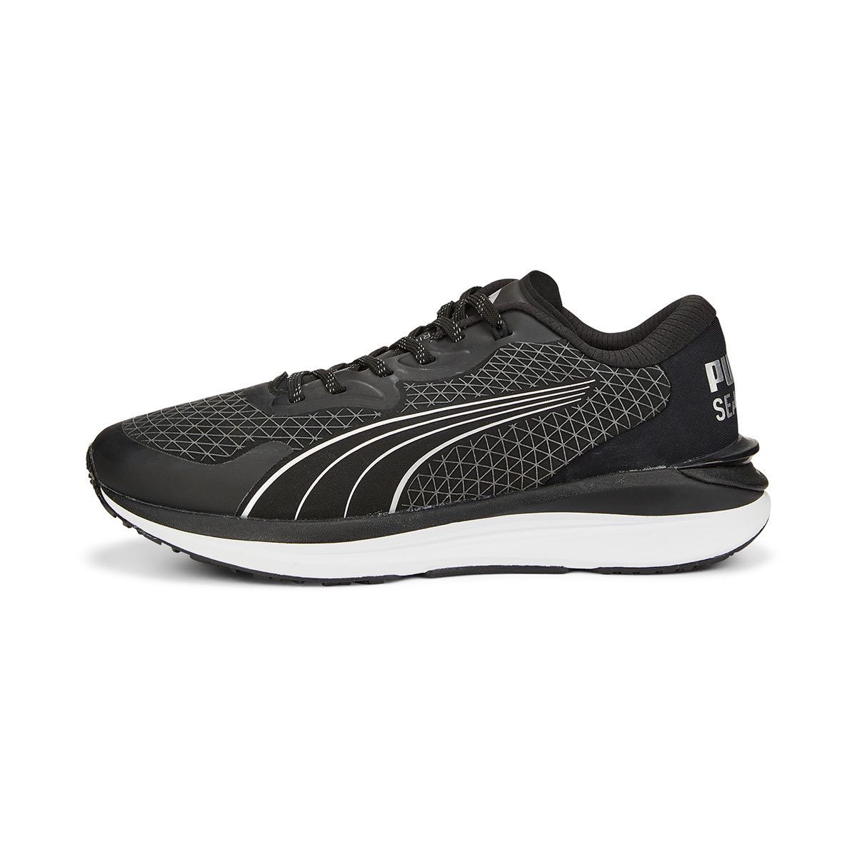 PUMA Electrify Nitro 2 WTR Hardloopschoenen Zwart/Zilver Dames