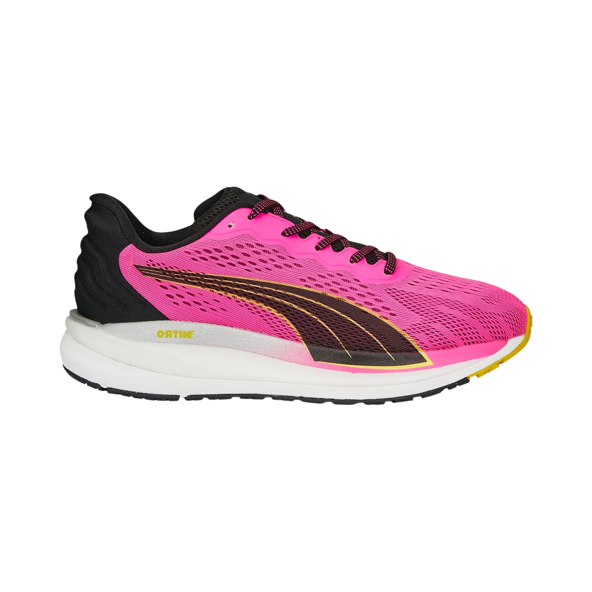 PUMA Magnify Nitro Surge Hardloopschoenen Roze/Zwart/Oranje Dames