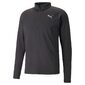 PUMA Run Cloudspun Knit 1/2 Zip Hardloopshirt Lange Mouwen Zwart Heren