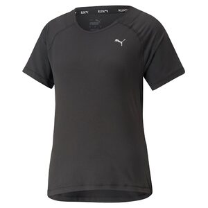 PUMA Run Cloudspun Hardloopshirt Korte Mouwen Zwart Dames