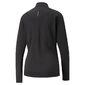 PUMA Run Cloudspun 1/2 Zip Hardloopshirt Lange Mouwen Zwart Dames