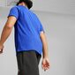 PUMA Run Favorite Logo Hardloopshirt Korte Mouwen Blauw Heren