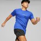 PUMA Run Favorite Logo Hardloopshirt Korte Mouwen Blauw Heren