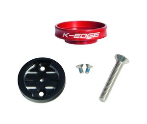 K-Edge Top Cap Gravity Road/MTB Garmin-serie Rood